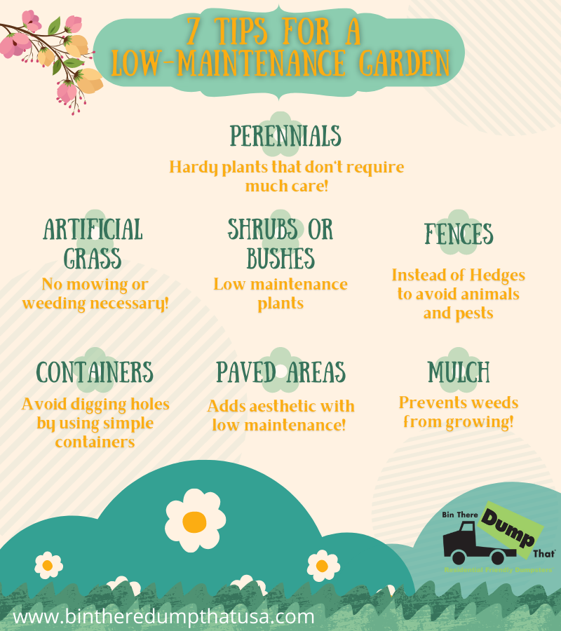 7 Tips for Low Maintenance Garden